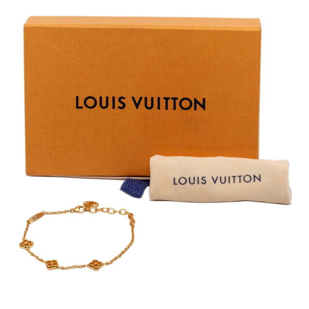 LOUIS VUITTON Gold Monogram Charm Bracelet - Picture 7 of 7